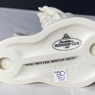 Lot #297 Dept.56 Snowbabies Friendship Club Membership Kit