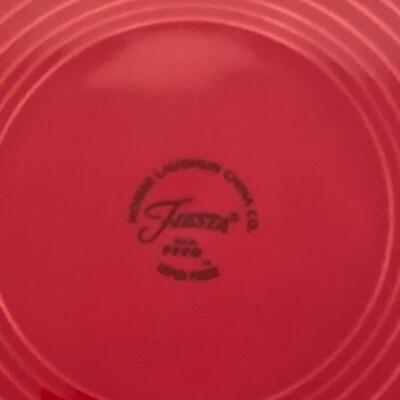 Lot 84 - Homer Laughlin Fiestaware Plates Scarlet