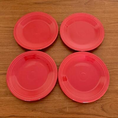 Lot 84 - Homer Laughlin Fiestaware Plates Scarlet