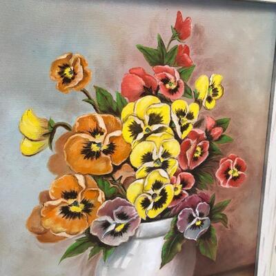 Vintage Pansy Painting (9)