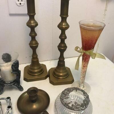 Lot of 11 Vintage Candle Holders (11)
