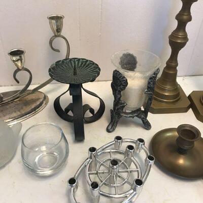 Lot of 11 Vintage Candle Holders (11)