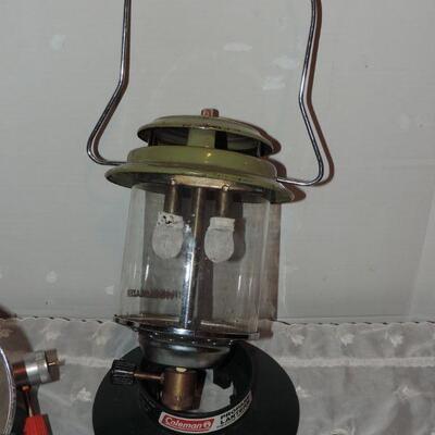 COLEMAN PROPANE LANTERN & HEATER AND TENT
