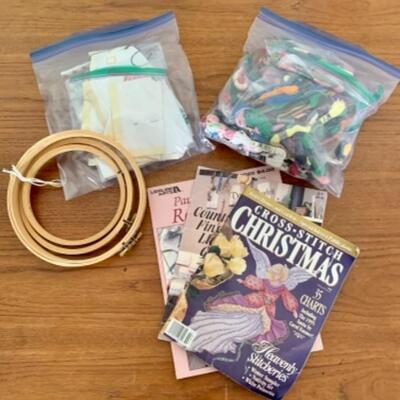 Lot 90 - Vintage Embroidery and Cross Stitch Supplies