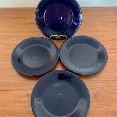 Lot 97 - Homer Laughlin Fiestaware Plates Cobalt