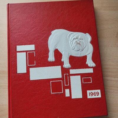 Lot #31: Group of (10) 1950's and 1960's BRIGHTON Co. High School Annual Hardback 