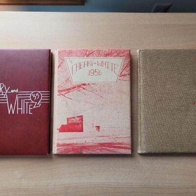 Lot #31: Group of (10) 1950's and 1960's BRIGHTON Co. High School Annual Hardback 