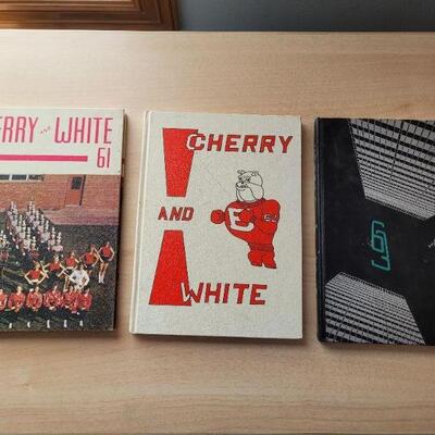 Lot #31: Group of (10) 1950's and 1960's BRIGHTON Co. High School Annual Hardback 