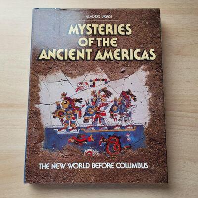Lot #36: (2) Hardback MYSTERIES OF THE ANCIENT WORLD / ANCIENT AMERICAS Coffee Table Books ðŸ“š 