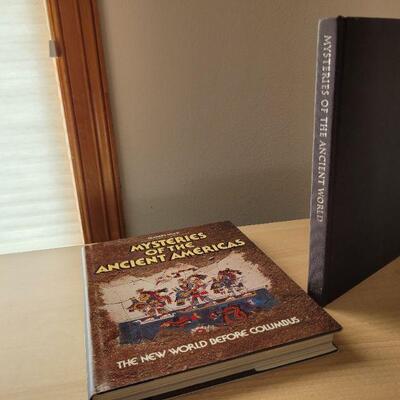 Lot #36: (2) Hardback MYSTERIES OF THE ANCIENT WORLD / ANCIENT AMERICAS Coffee Table Books ðŸ“š 