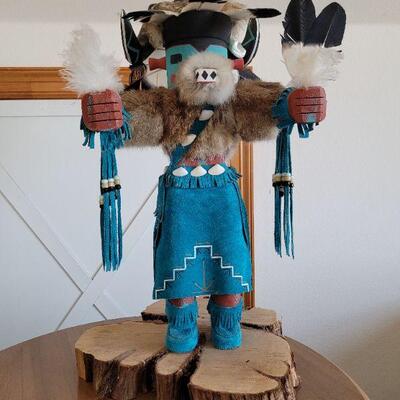 Lot #37: 22" Kachina RAM Doll by HIXSON HUDSON Signed 