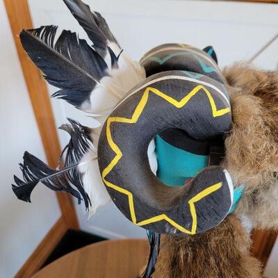 Lot #37: 22" Kachina RAM Doll by HIXSON HUDSON Signed 
