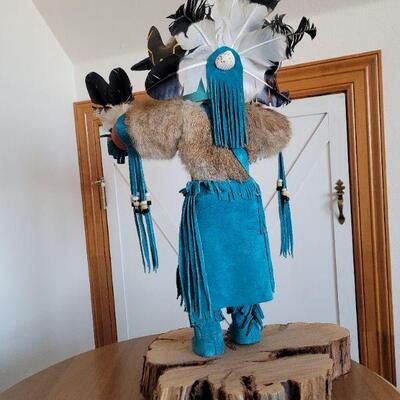 Lot #37: 22" Kachina RAM Doll by HIXSON HUDSON Signed 