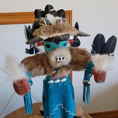 Lot #37: 22" Kachina RAM Doll by HIXSON HUDSON Signed 