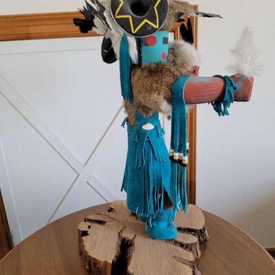 Lot #37: 22" Kachina RAM Doll by HIXSON HUDSON Signed 