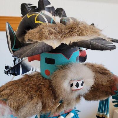 Lot #37: 22" Kachina RAM Doll by HIXSON HUDSON Signed 