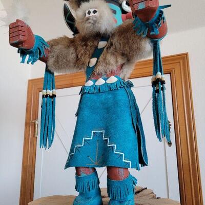 Lot #37: 22" Kachina RAM Doll by HIXSON HUDSON Signed 