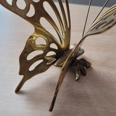 Lot #38: 4.5" - 6.5" Graduated Vintage Brass Butterfly Set ðŸ¦‹ 