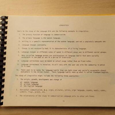 Lot #43: (2) Vintage 1970's COMMUNICATION Teacher's Workbook GREELEY
