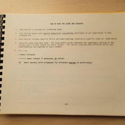Lot #43: (2) Vintage 1970's COMMUNICATION Teacher's Workbook GREELEY