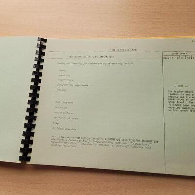 Lot #43: (2) Vintage 1970's COMMUNICATION Teacher's Workbook GREELEY