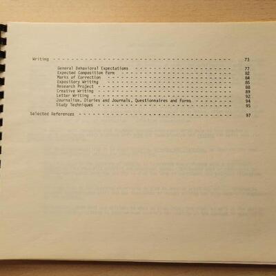 Lot #43: (2) Vintage 1970's COMMUNICATION Teacher's Workbook GREELEY