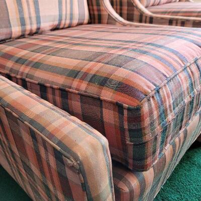 Lot #48: Pair of HICKORY TAVERN by LANE Chairs (Restoration Project) 36" x 31" x 26"