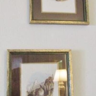 LOT 97   TWO FRAMED PICTURES 