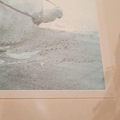 Lot #53: Vintage Framed Fine Art Print 39" x 33"