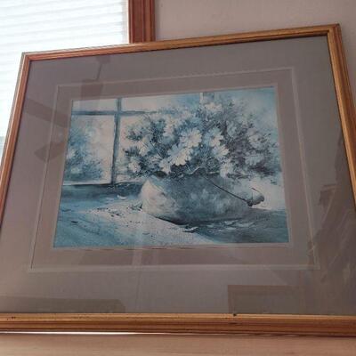 Lot #53: Vintage Framed Fine Art Print 39" x 33"