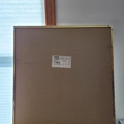 Lot #54: Framed Fine Art Print 32" x 30" 