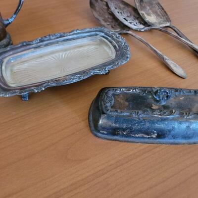 Lot #62: Assortment of Antique and Vintage Silver-plated Creations 