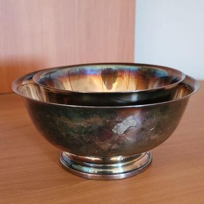 Lot #63: (2) Vintage GORHAM Silver plated Bowls 