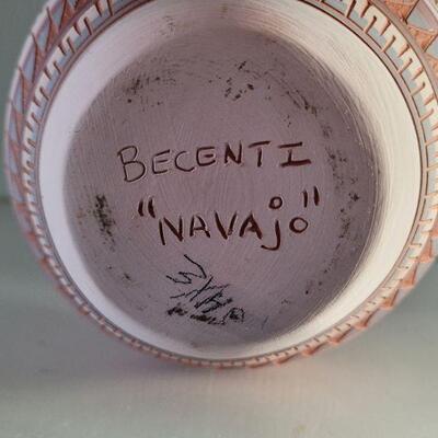 Lot #83: Vintage NAVAJO Pottery Signed by BECENTI
