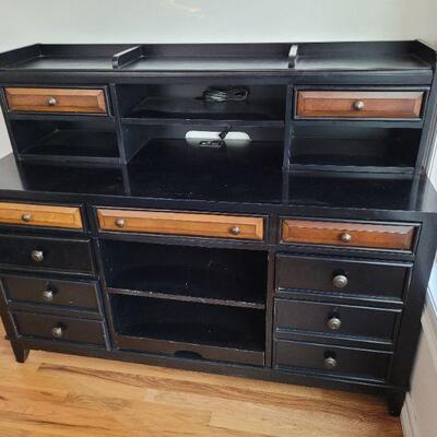 Lot #95: 45" x 22" x 58" Hutch w/ Power Ports