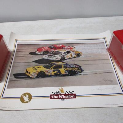 Lot 94 - NASCAR Numbered Print Of 