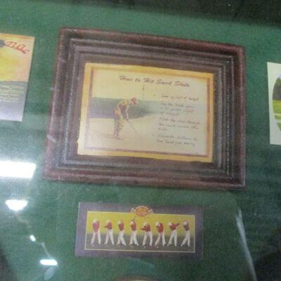 Lot 100 -  Vintage Hice Golf Club Shadowbox