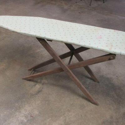 Lot 101 - Vintage Folding Ironing Board 