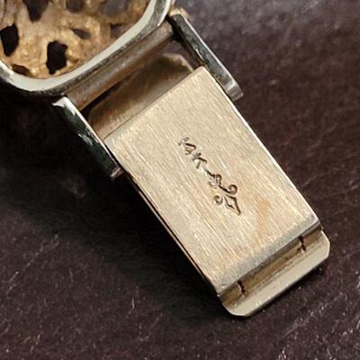 Lot #99: RARE ROLEX Ladies 14k Solid Gold Case and Bracelet Manual Wind Dress Watch TESTED A+