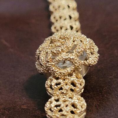 Lot #99: RARE ROLEX Ladies 14k Solid Gold Case and Bracelet Manual Wind Dress Watch TESTED A+