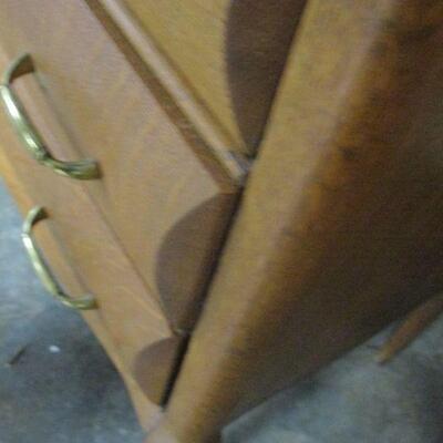 Lot 111 - Vintage Solid Oak Secretary  Desk 