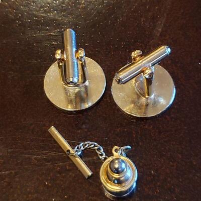 Lot 110: 2 Sets of Cufflinks & Tie Pins