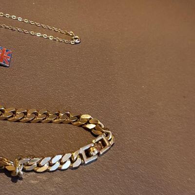 Lot 115: Necklaces, Watch, and Bracelets lot