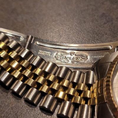 Lot 117: Vintage 1970's/80's ROLEX Automatic Oyster Perpetual DATEJUST w/ 14k Gold Fluted Bezel & Original JUBILEE Bracelet...