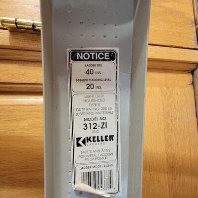 Lot #129: Vintage 2-Step Safety Ladder by KELLER