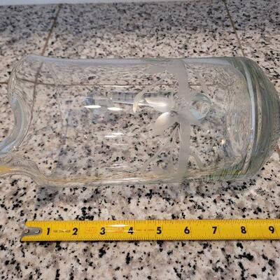 Lot #132: (2) Vintage Glass Beverage Pitchers