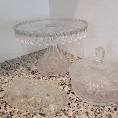 Lot #134: Assortment of Vintage Cut Glass Creations 