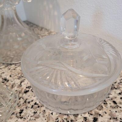 Lot #134: Assortment of Vintage Cut Glass Creations 