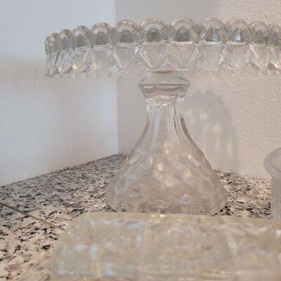 Lot #134: Assortment of Vintage Cut Glass Creations 