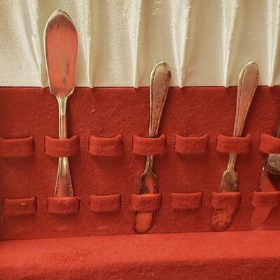 Lot #137:  Vintage Holmes & Edwards Silver-plated Dinner Service 